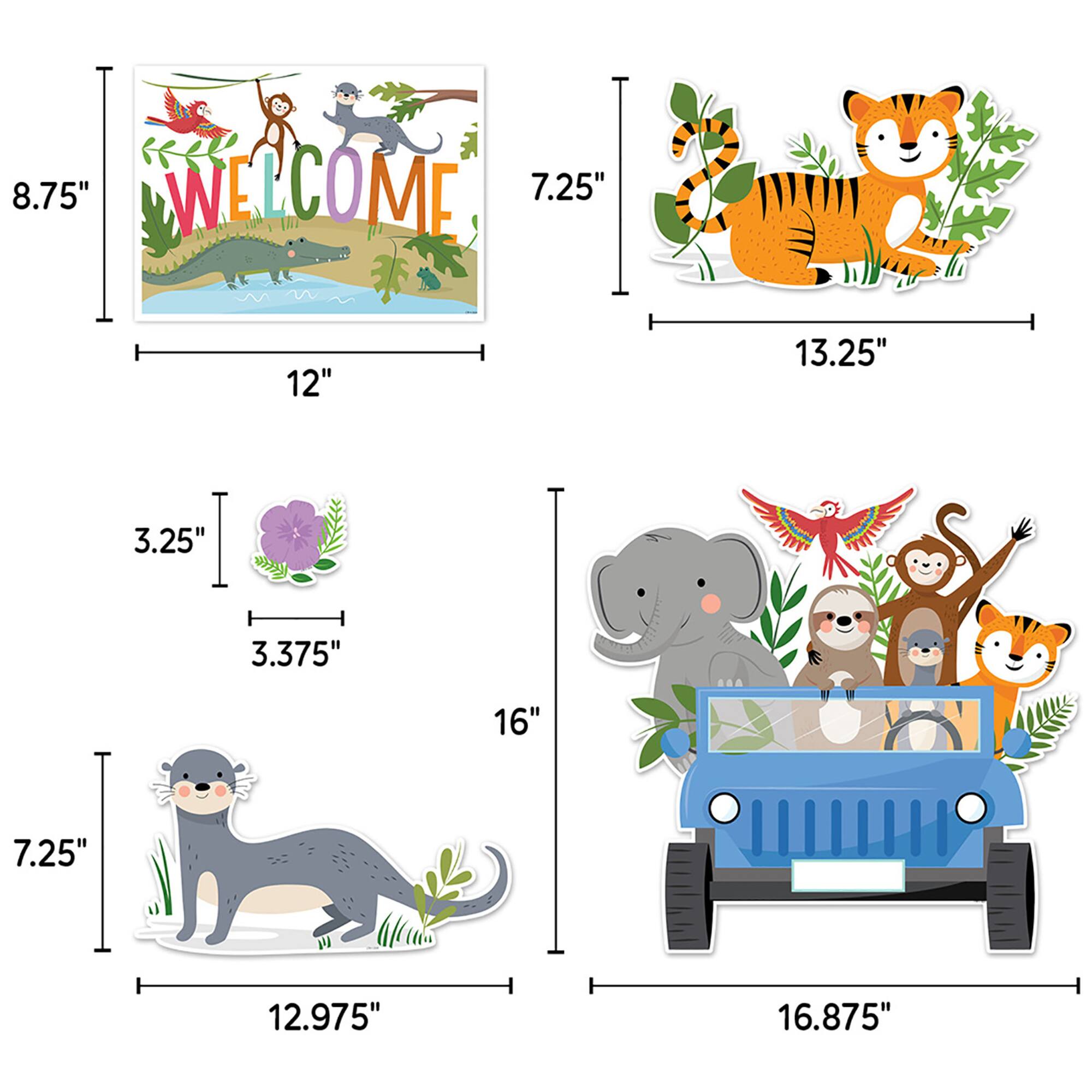 Creative Teaching Press® Jungle Friends Bulletin Board Set